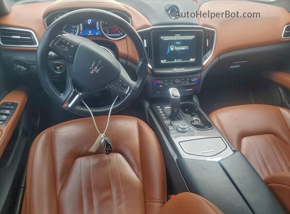 ZAM57YTA4K1324968 2019 MASERATI GHIBLI White წინა პანელის ხედი