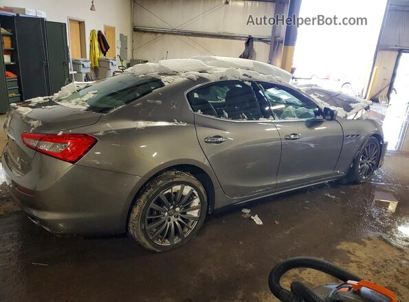 ZAM57YTA8J1281315 2018 MASERATI GHIBLI Gray Tył prawy