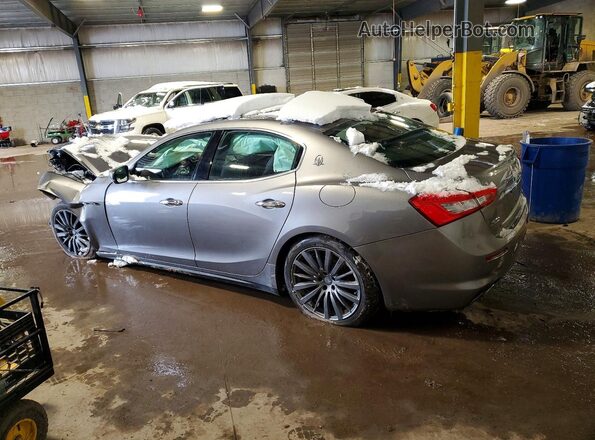 ZAM57YTA8J1281315 2018 MASERATI GHIBLI Gray Tył lewy