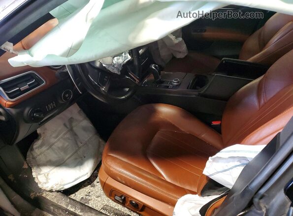 ZAM57YTA8J1281315 2018 MASERATI GHIBLI Gray Widok wnętrza z przodu
