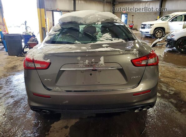 ZAM57YTA8J1281315 2018 MASERATI GHIBLI Gray Widok z tyłu