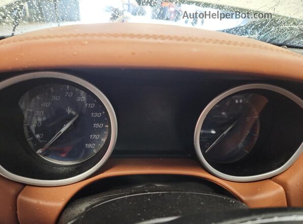ZAM57YTL8K1319211 2019 MASERATI GHIBLI White Widok zestawu wskaźników
