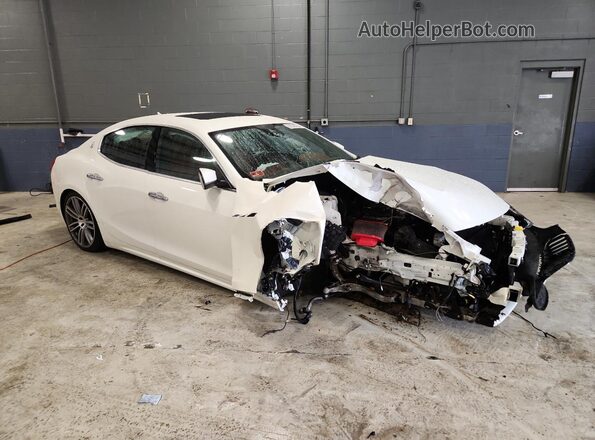 ZAM57YTL8K1319211 2019 MASERATI GHIBLI White Przód prawy