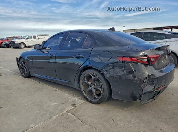 ZARFAMAN5K7601509 2019 ALFA ROMEO GIULIA Black Задня ліва чверть