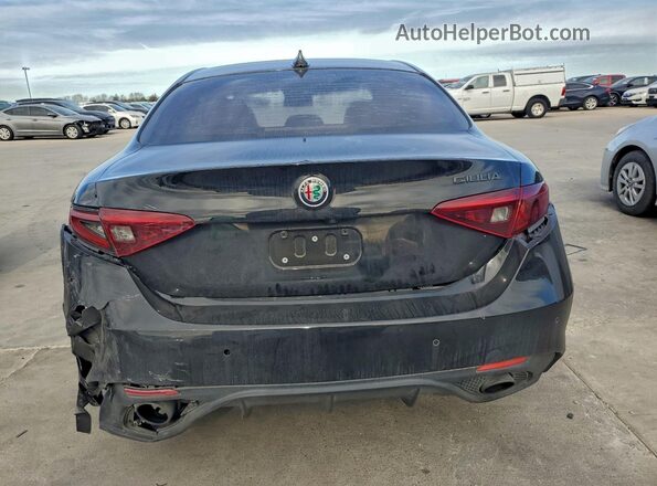 ZARFAMAN5K7601509 2019 ALFA ROMEO GIULIA Black Вид ззаду