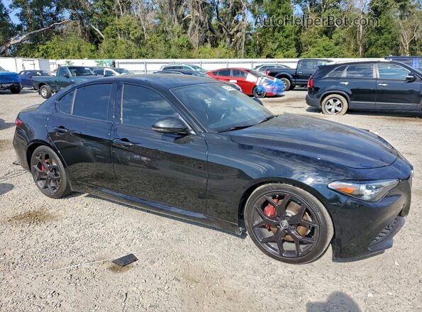 ZARFAMAN8L7627314 2020 ALFA ROMEO GIULIA Черный Передняя правая четверть