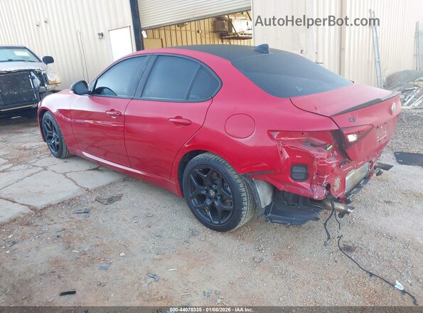 ZARFAMAN9M7649808 2021 ALFA ROMEO GIULIA Красный Задняя левая четверть