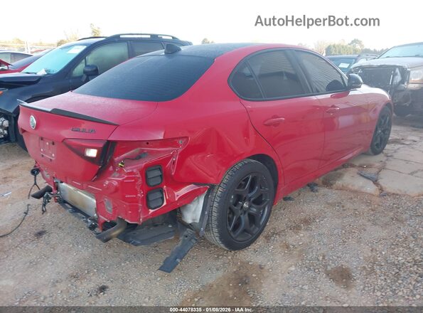 ZARFAMAN9M7649808 2021 ALFA ROMEO GIULIA Красный Задняя правая четверть