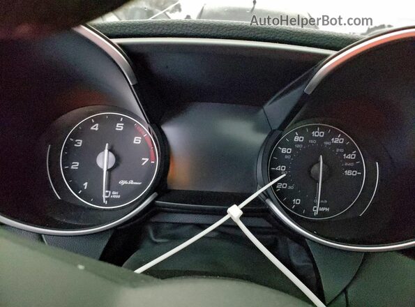 ZARFAMAN9P7671697 2023 ALFA ROMEO GIULIA White Instrument cluster view