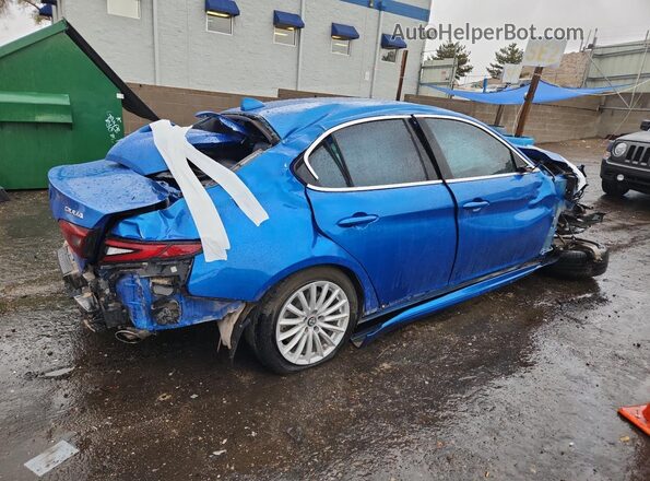 ZARFAMANXM7641118 2021 ALFA ROMEO GIULIA Blue Հետևի աջ