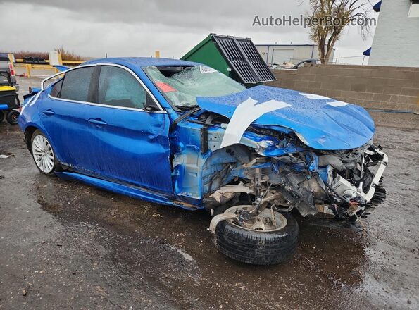 ZARFAMANXM7641118 2021 ALFA ROMEO GIULIA Blue Առջևի աջ