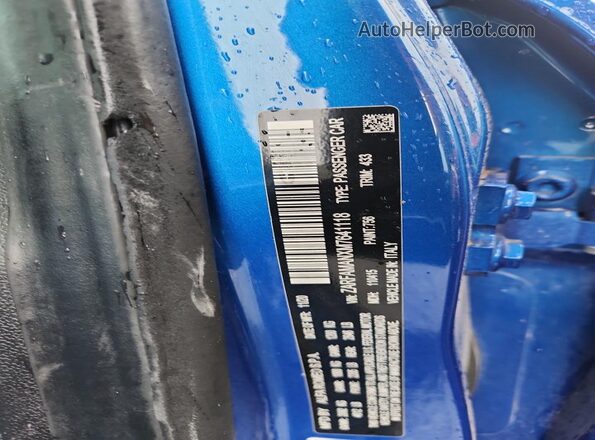 ZARFAMANXM7641118 2021 ALFA ROMEO GIULIA Blue Շարժիչի բաժամունքի տեսք