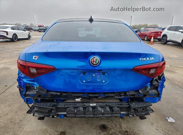ZARFAMBN2P7668400 2023 ALFA ROMEO GIULIA Blue Widok z tyłu