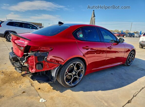 ZARFAMBN5N7660501 2022 ALFA ROMEO GIULIA Red Tył prawy