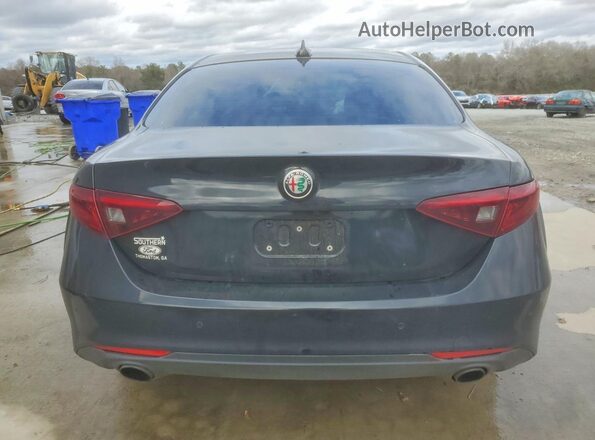 ZARFAMBN9N7660730 2022 ALFA ROMEO GIULIA Black Вид ззаду