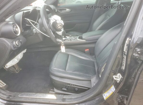 ZARFAMBN9N7660730 2022 ALFA ROMEO GIULIA Black Вид салону спереду