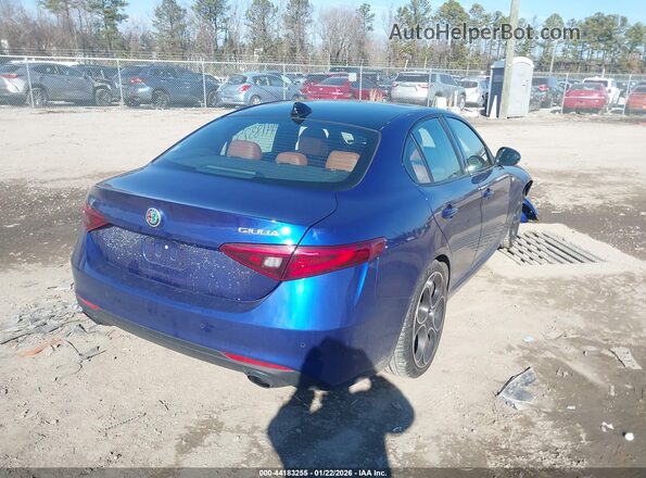ZARFAMBN9N7662560 2022 ALFA ROMEO GIULIA Синий Задняя правая четверть