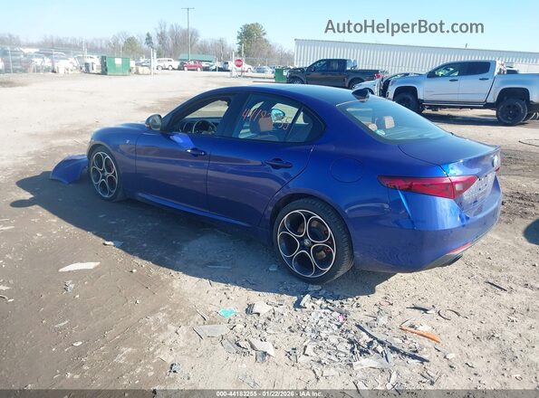ZARFAMBN9N7662560 2022 ALFA ROMEO GIULIA Синий Задняя левая четверть