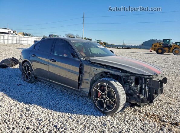 ZARFANBN4N7654663 2022 ALFA ROMEO GIULIA Gray Przód prawy