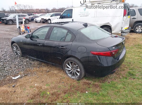 ZARFANBN6N7655152 2022 ALFA ROMEO GIULIA Black Задня ліва чверть