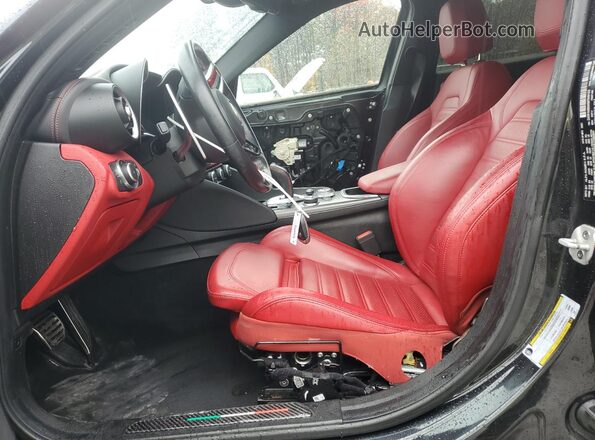 ZARFANBNXM7648123 2021 ALFA ROMEO GIULIA Черный Вид салона спереди