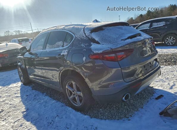 ZASPAJAN1M7D03532 2021 ALFA ROMEO STELVIO Gray Trasero izquierdo