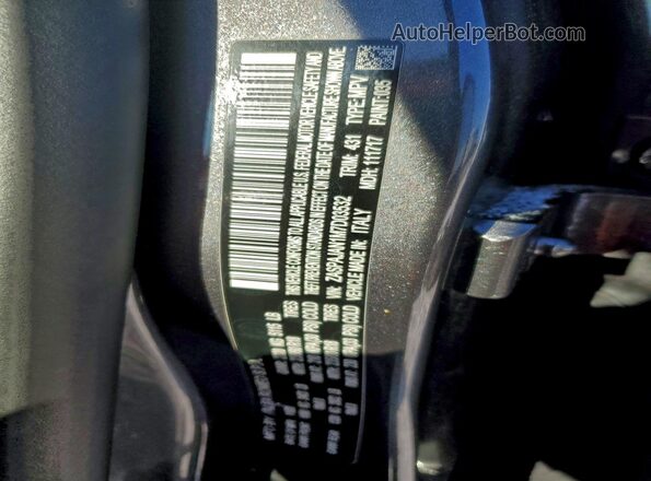 ZASPAJAN1M7D03532 2021 ALFA ROMEO STELVIO Gray Vista de la etiqueta del VIN