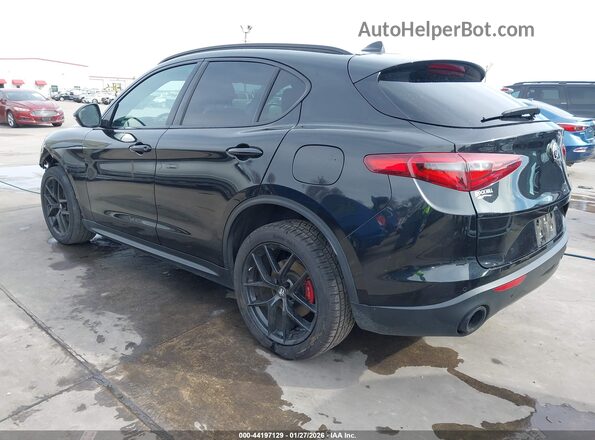ZASPAJAN6K7C71156 2019 ALFA ROMEO STELVIO Черный Задняя левая четверть