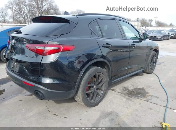 ZASPAJAN6K7C71156 2019 ALFA ROMEO STELVIO Черный Задняя правая четверть