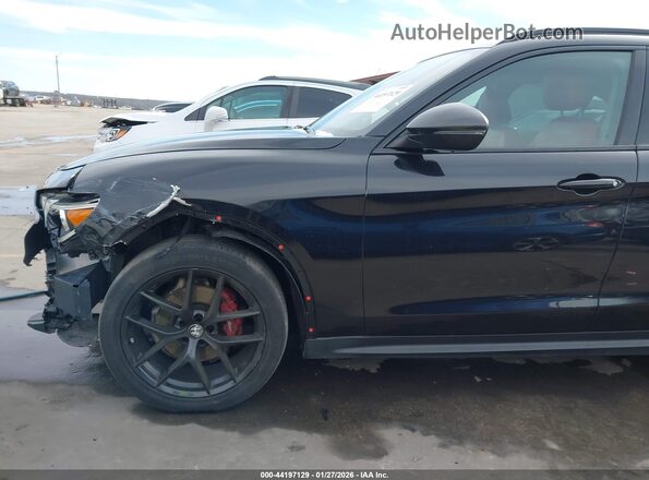 ZASPAJAN6K7C71156 2019 ALFA ROMEO STELVIO Черный Вид спереди