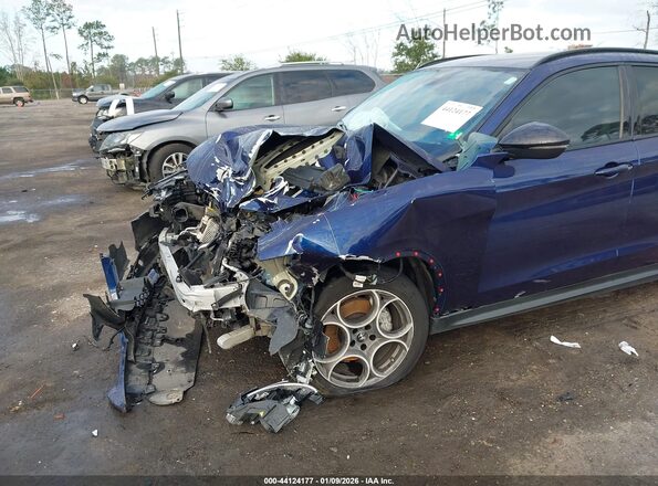 ZASPAJAN6M7D13599 2021 ALFA ROMEO STELVIO Blue Front view