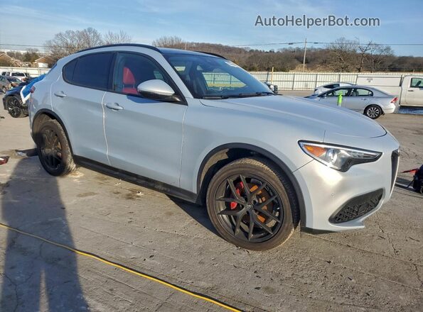 ZASPAJAN8P7D55051 2023 ALFA ROMEO STELVIO Gray Передня права чверть