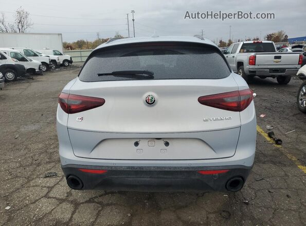 ZASPAKAN0N7D40062 2022 ALFA ROMEO STELVIO Silver Rear view