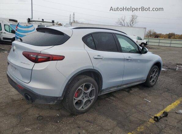 ZASPAKAN0N7D40062 2022 ALFA ROMEO STELVIO Silver Rear right