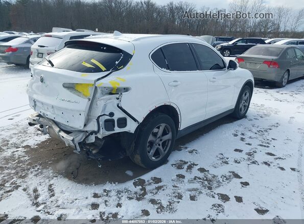 ZASPAKAN8M7D09141 2021 ALFA ROMEO STELVIO White Задня права чверть