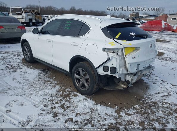 ZASPAKAN8M7D09141 2021 ALFA ROMEO STELVIO White Задня ліва чверть