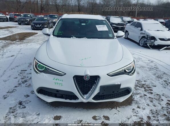 ZASPAKAN8M7D09141 2021 ALFA ROMEO STELVIO White Вид задньої частини салону