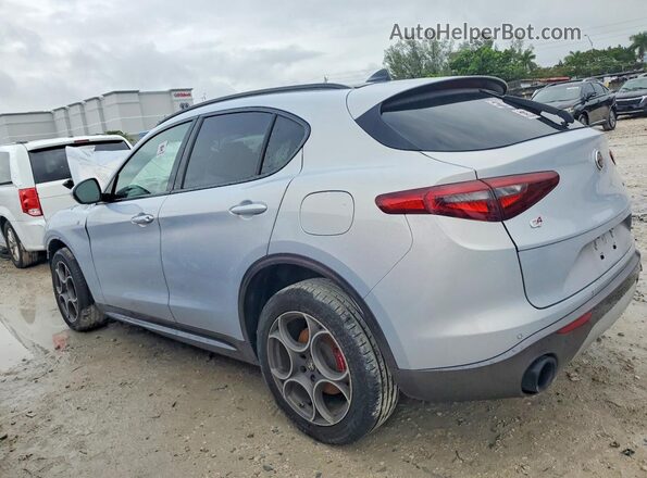 ZASPAKBN0N7D46121 2022 ALFA ROMEO STELVIO Серебряный Задняя правая четверть