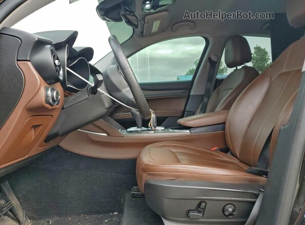 ZASPAKBN1L7C95614 2020 ALFA ROMEO STELVIO Black Vista interior delantera