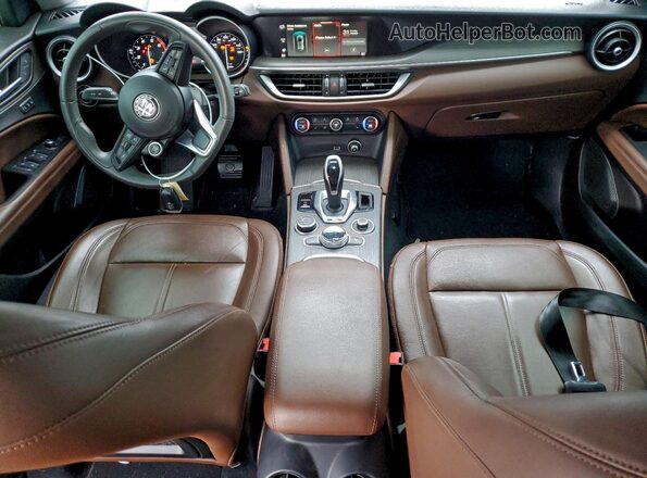 ZASPAKBN1L7C95614 2020 ALFA ROMEO STELVIO Black Vista del salpicadero