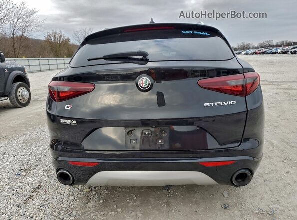 ZASPAKBN1L7C95614 2020 ALFA ROMEO STELVIO Black Vista trasera