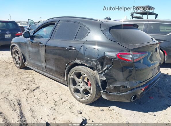 ZASPAKBN2N7D32009 2022 ALFA ROMEO STELVIO Black Trasero izquierdo