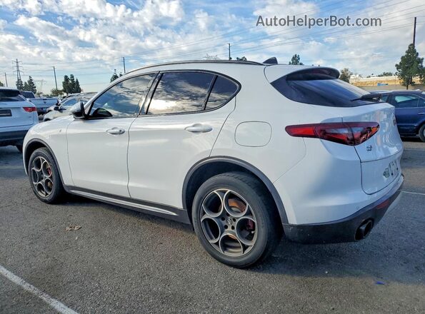 ZASPAKBN2N7D47884 2022 ALFA ROMEO STELVIO White Задня ліва чверть