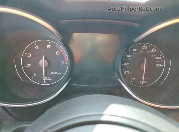 ZASPAKBN2N7D47884 2022 ALFA ROMEO STELVIO White Вид щитка приладів