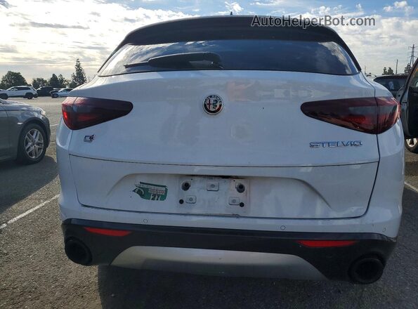 ZASPAKBN2N7D47884 2022 ALFA ROMEO STELVIO White Вид ззаду