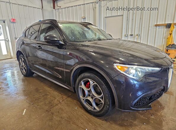 ZASPAKBN3N7D39664 2022 ALFA ROMEO STELVIO Black Przód prawy