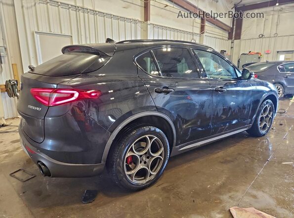 ZASPAKBN3N7D39664 2022 ALFA ROMEO STELVIO Black Tył prawy