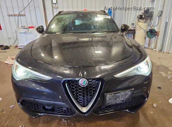 ZASPAKBN3N7D39664 2022 ALFA ROMEO STELVIO Black Widok z przodu