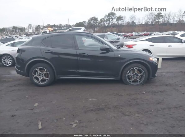 ZASPAKBN3R7D76302 2024 ALFA ROMEO STELVIO Black Սալոնի 360 աստիճան տեսք