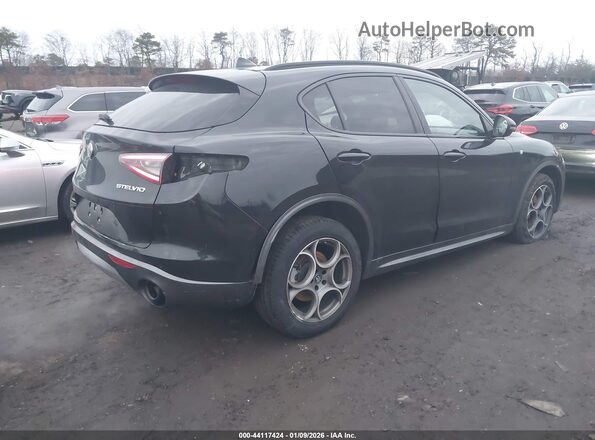ZASPAKBN3R7D76302 2024 ALFA ROMEO STELVIO Black Հետևի աջ